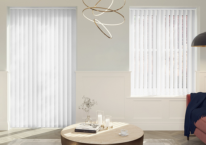 Deanna, Ice White - Vertical Blind - Image 3